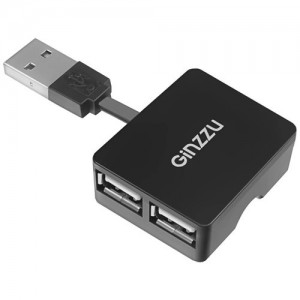 Концентратор USB 2.0 GiNZZU GR-414UB 4 ports  (8860)