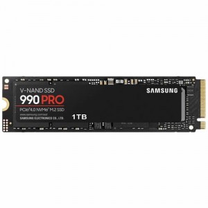 Твердотельный накопитель Samsung 990 PRO NVMe M.2 SSD 1Tb MZ-V9P1T0BW  (13833)