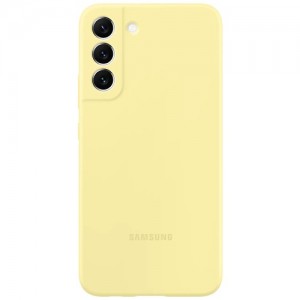 Клип-кейс Samsung Silicone Cover для Galaxy S22+ Желтый (EF-PS906TYEGRU)  (13135)