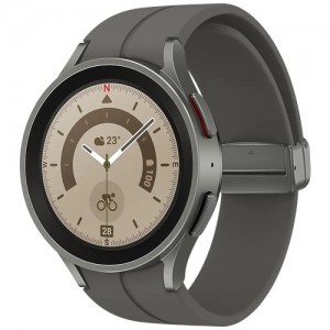 Умные часы Samsung Galaxy Watch 5 Pro 45мм Gray Titanium (Серый титан)  (13557)